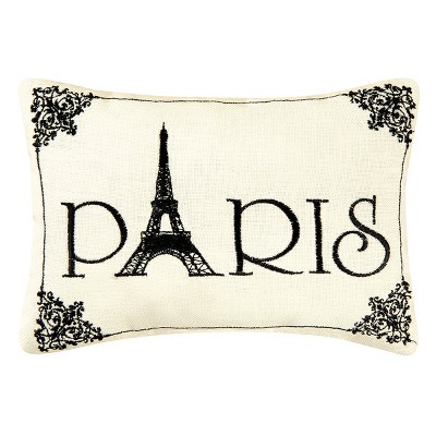 C&F Home Embroidered Paris Pillow Collection