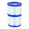 Bestway SaluSpa Type VI Outdoor Above Ground Inflatable Hot Tub Spa Filter Pump Cartridge Replacement Accessories for Spa Maintenance (5 Pack) - 2 of 4