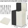 Double Laundry Baseket with Lid and Removable Laundry Bags,154L Large Laundry Hamper - 3 of 4