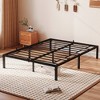 Twin/Full/Queen/King Size Metal Platform Bed Frame – Metal Slat Support, No Box Spring Needed, Noise-Free Design, Easy to Assemble - 3 of 4