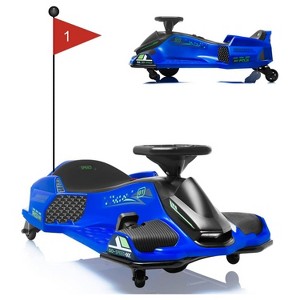 Jojoka 24V Kids Ride-On Drift Car, Electric Drifting Go-Kart with Brushless Motor, Music, LED Lights, Safety Features, Ages 6-12 - 1 of 4