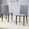 PAGED PU Dining Chairs Comfortable Living Room Chairs Kitchen Chairs with Metal Legs for Living Room, Restaurant - 2 of 4