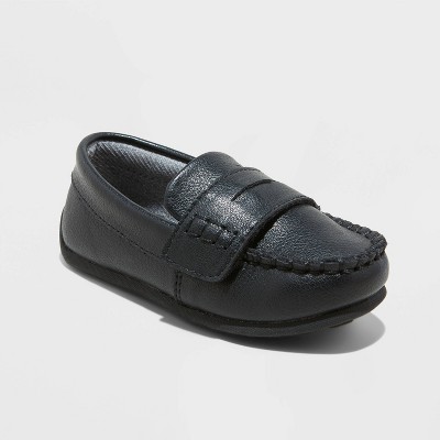 Image of Toddler Boys' Abbott Loafers - Cat & Jack™ Jet Black 7T