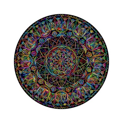 Probe Hues Rainbow Mandala Art Cognitive Puzzle