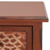 Ernest End Table - AMH4080A - Dark Brown - Safavieh Couture - 3 of 4