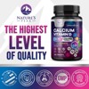 Calcium 1200mg with Vitamin D3 Supplement for Strong Bones & Muscle Support - 240 Tablets By Nature's Peak - 4 of 4