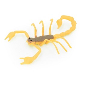 Collectible Wildlife Gifts | Scorpion, Orange & Brown, Rubber Toy Animal, Realistic Figure, Model,   Educational Gift,     2 1/2"     F1055 B190 - 1 of 4