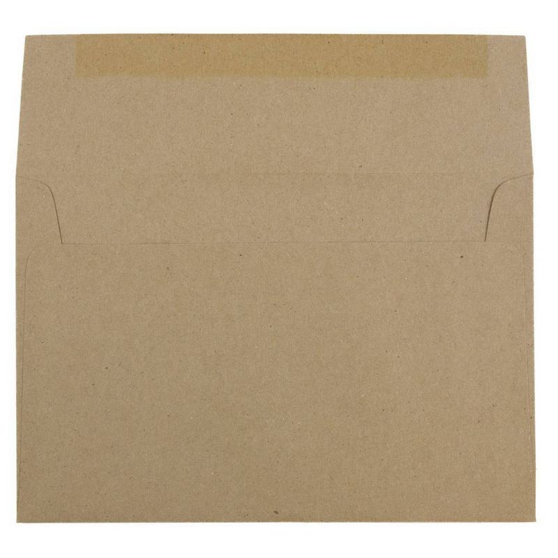 JAM Paper Brown Kraft Paper Bag Envelopes 50pk, 3 of 6