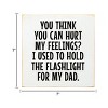 Slickblue Funny Memory Sign – 7x7 Wood Decor Funny Father Memory Quote – Great Gift for Dads or Sons, Color Options - 3 of 3