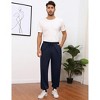 BLUEMING Sweatpants for Men Tapered Joggers Sweat Pants with Pockets Drawstring Baggy Pants for Gym Workout - 3 of 4