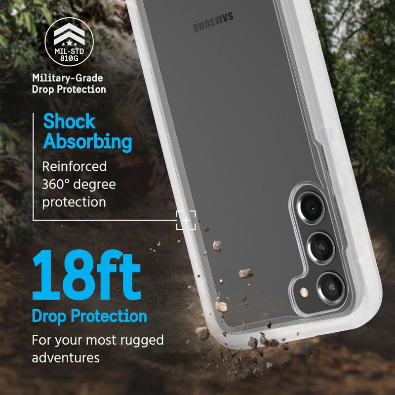 Pelican Samsung Galaxy S23 Plus Voyager Series Case with Holster - Clear, 3 of 10