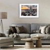 Stupell Industries Lighthouse Bay at Sunset Framed Print Under Glass, Gray, 23" x 17" - 3 of 4