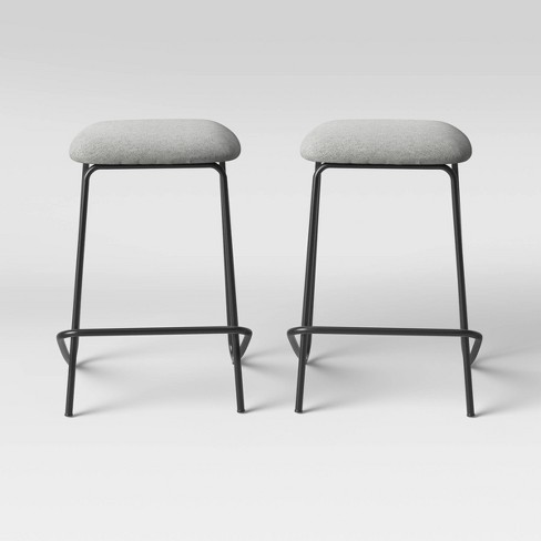 Set Of 2 24 Stacking Counter Height, Room Essentials Counter Stool