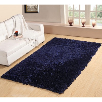 Bella Premium Jersey Shaggy Polyester with Cotton Backing Accent Rug - Home Weavers