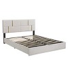 Queen Upholstered Platform Bed With Headboard, Hydraulic Storage, No Box Spring Required, Modern Style-Maison Boucle - 4 of 4