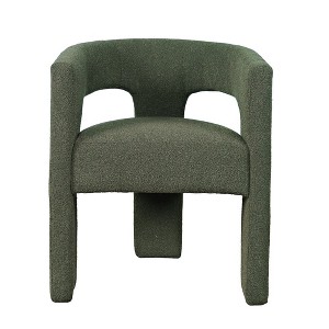 Jofran,Sven Modern Contemporary Upholstered Three-Leg Curved Back Dining Chair - 1 of 4