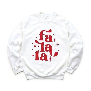 Simply Sage Market Women's Graphic Sweatshirt Whimsical Fa La La - 1 of 4