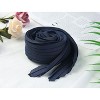 Allegra K Women's Solid Color Bandana Pleated Rhombus Head Scarf Wraps Scarves Neckerchief 1 Pc - 2 of 4