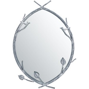 Helios Mirror - 18.8" x 27.3" - MRR3043 - Silver - Safavieh - 1 of 4