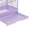 Jojoka Pet Bird Cage for Parakeets, Large Wrought Iron Cage with Rolling Stand, Detachable Tray, Feeding Boxes - 4 of 4