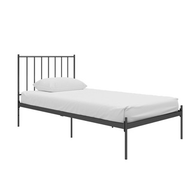 Realrooms Ares Adjustable Height Metal Bed, Twin, Black : Target