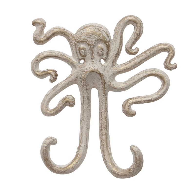 Octopus Double Cast Iron Hook Wall Decor - Stonebriar Collection, 1 of 6