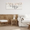 Stupell Industries Our Happy Place Florals Canvas Wall Art - 2 of 4