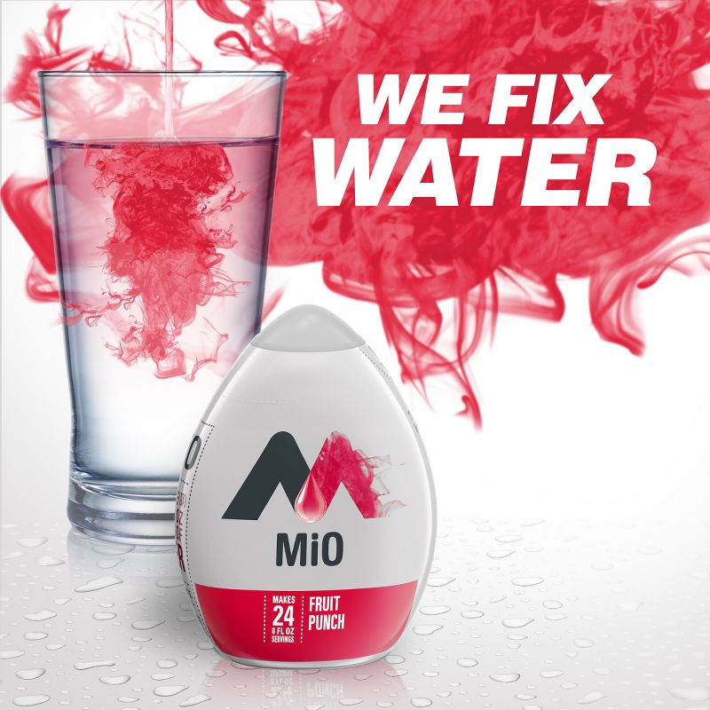 MiO Fruit Punch Liquid Water Enhancer - 1.62 fl oz Bottle, 3 of 12