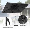 Pellebant 9 x 5 FT Double Top Patio Outdoor Market Umbrella - 4 of 4