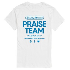 Men's - Instant Message - Sunday Morning Praise Team Short Sleeve Graphic T-Shirt - 1 of 4