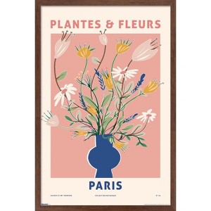 Trends International Reinders: Flowers - Plantes Fleurs Paris Framed Wall Poster Prints - 1 of 4