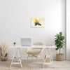 Stupell Industries Futuristic Yellow Cloud Abstraction Fluid Shape Distortion Wall Plaque Art - 2 of 4