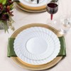 Smarty Had A Party 7.5" White Flair Plastic Appetizer/Salad Plates (180 Plates) - image 4 of 4