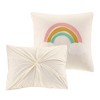 5Pcs coverlet Set Kids Cotton Jacquard Pom Pom Quilt with Decorative Pillows, Hypoallergenic Fill - 4 of 4