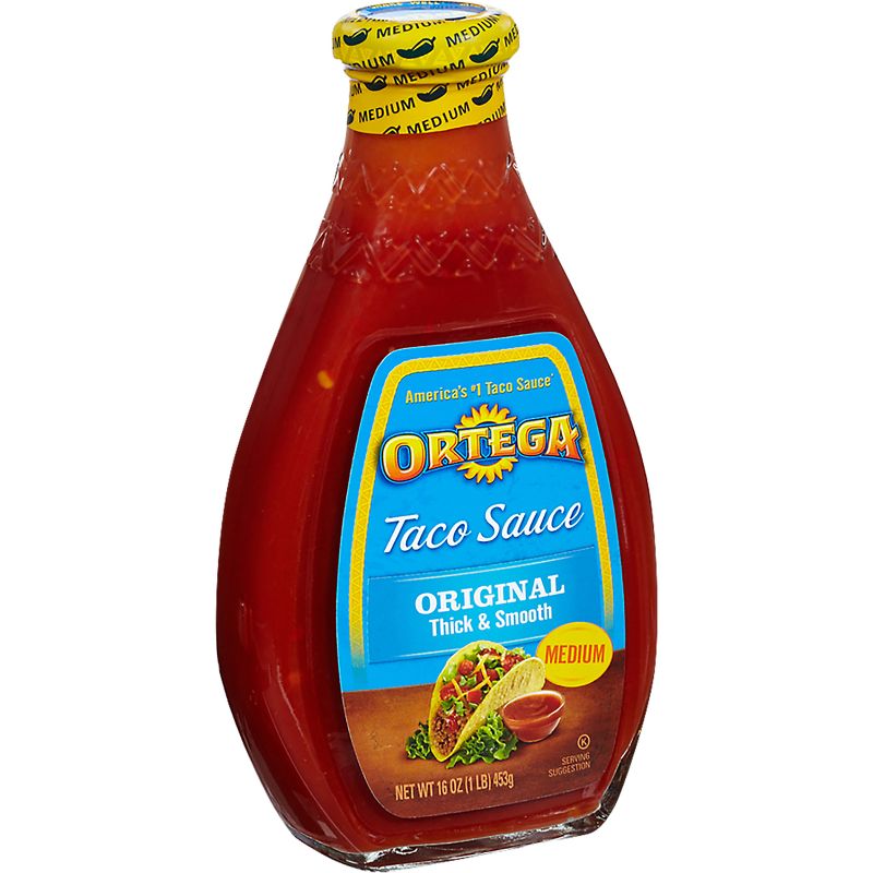 Ortega Original Thick &#38; Smooth Medium Taco Sauce - 16oz., 3 of 8