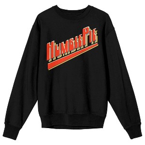 Humble Pie 1970-1975 Vinyl Box Set Logo Crew Neck Long Sleeve Black Adult Sweatshirt - 1 of 3