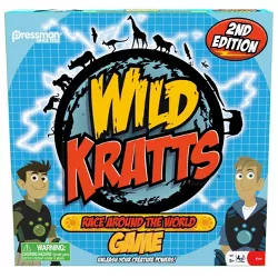 Pressman Wild Kratts Race Around the World Board Game