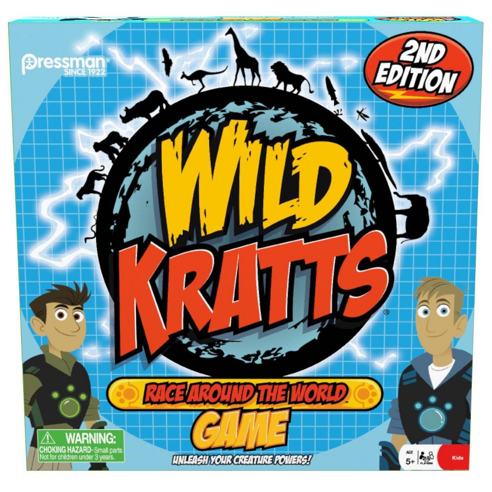 Pressman Toy Wild Kratts Race Around the World Game