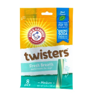 Arm & Hammer Twisters Dental Dog Treats - 8ct