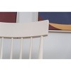 Gift Mark Modern Wooden Rocking Chair - White - 4 of 4