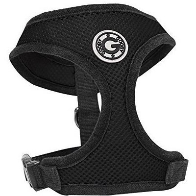 Gooby Soft Breathable Mesh Dog Harness for Pets, Small, Black