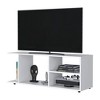 47.4" Melamine TV Rack with Open Storage, Easy to Clean and Space-Saving Design for Living Room and Bedroom - 4 of 4