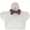 Men's Geometric Printed Design 2.75" x 4.75" Adjustable 16" - 21" Self-Tie Bow Tie - 2 of 4