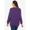 Woman Within Printed Sweatshirt - 3 of 4