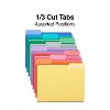 MyOfficeInnovations Top-Tab File Folders 1/3 Cut Asst Ltr Holds 8 1/2x11 250/Bx 502678 - 3 of 3