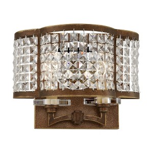 Livex Lighting Grammercy 2 - Light Wall Light in  Hand Painted Palacial Bronze - 1 of 1