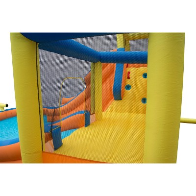 Multi-Color Inflatable Slide and Bounce Water Park