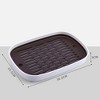 coucheta Rabbit Litter Box Toilet, Guinea Pig Training Litter Pan Pet Toilet Puppy Rabbit Potty Tray Plastic Small Animals - 2 of 4