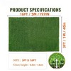 NAYSAYE 3' x 16' Premium Artificial Turf Mat with Drainage Holes for Indoor Outdoor Pet Areas Garden Lawn Patio, Green - 3 of 4