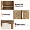 Buffet Cabinet Sideboard with Storage,Modern Buffet Cabinet with Storage,Coffee Bar Cabinet with 2 Doors and Adjustable Shelf - 2 of 4